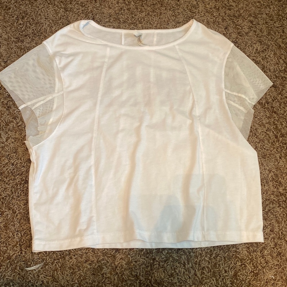 Free people white t shirt